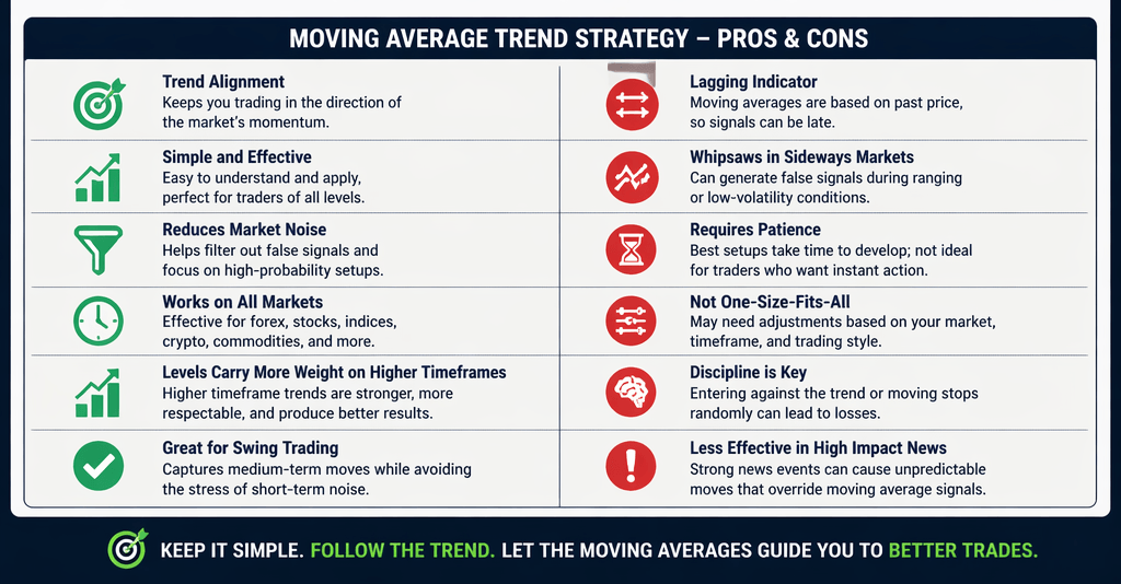 moving average trend strategy pros and cons