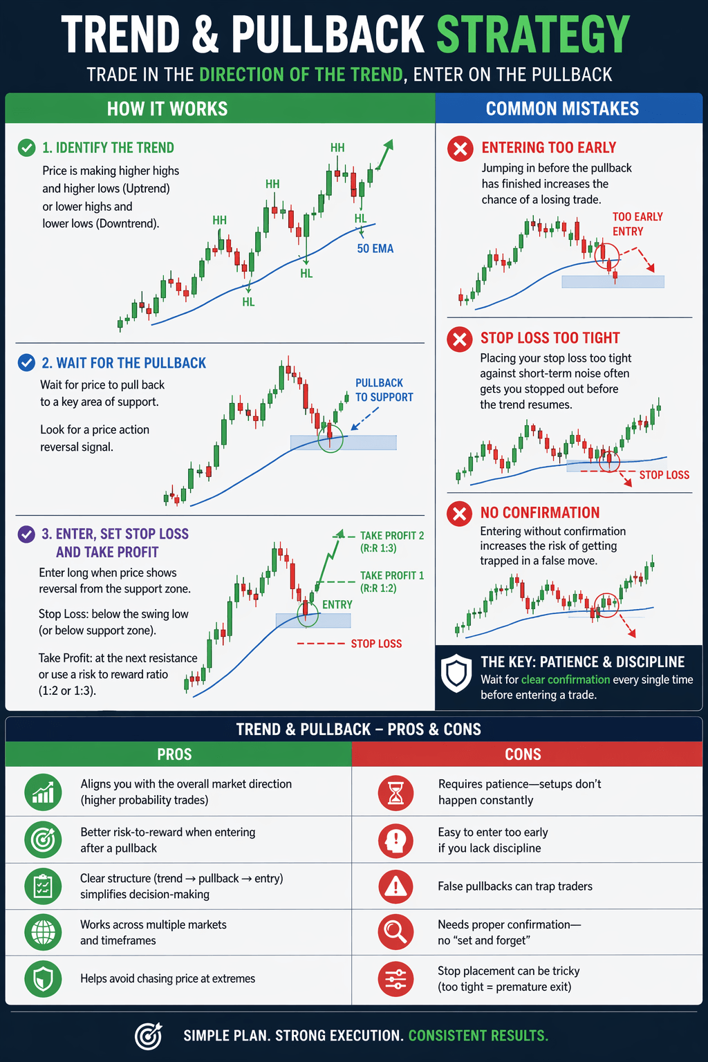 trend & pullback trading strategy pros and cons